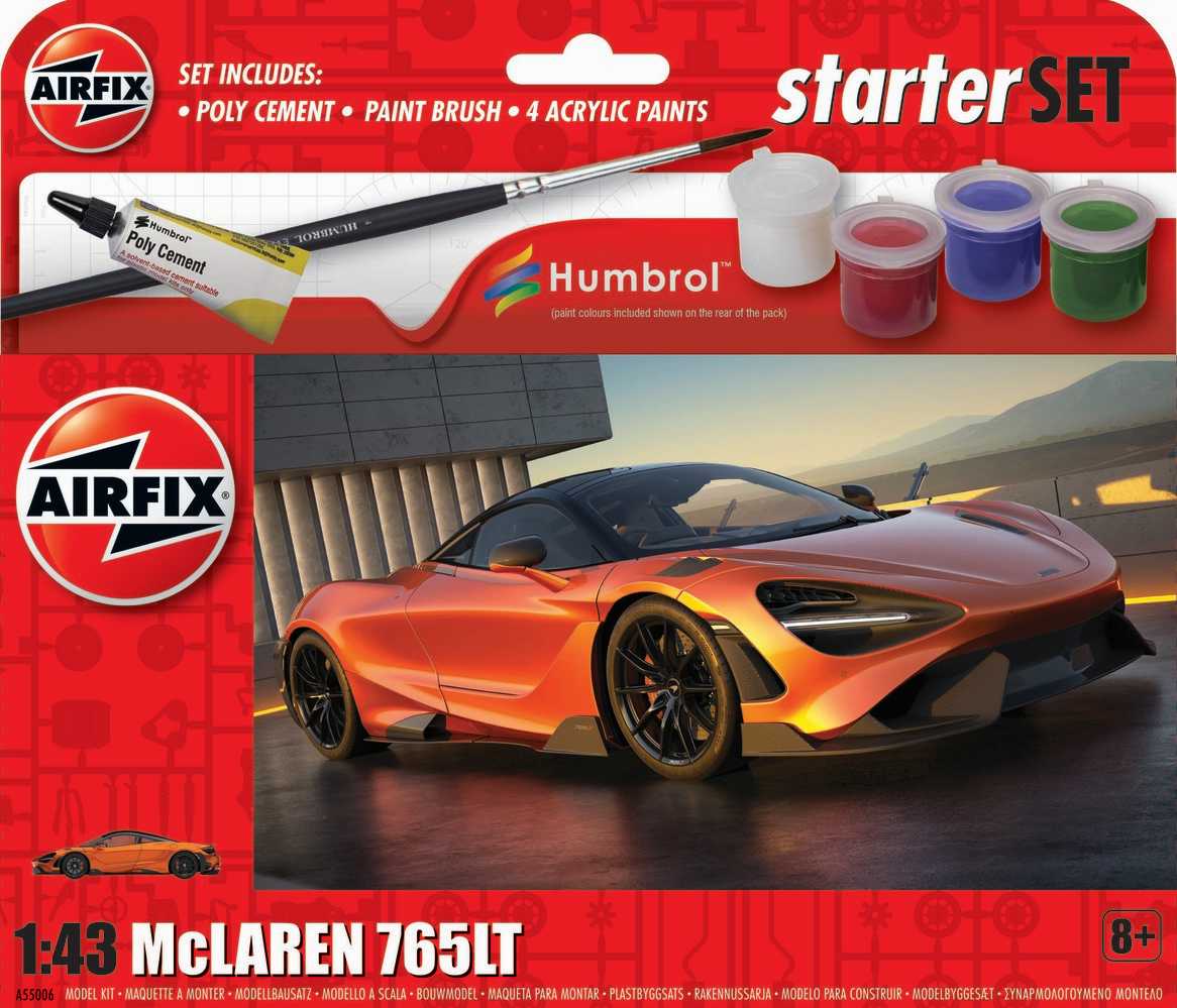 Starter Set auto A55006 - McLaren 765 (1:43)