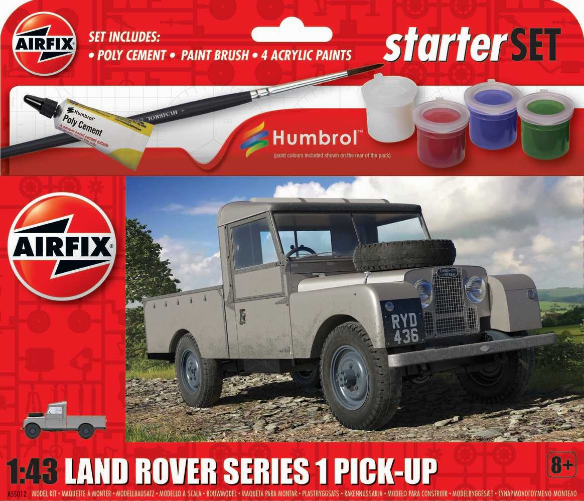 Starter Set auto A55012 - Land Rover Series 1 (1:43)