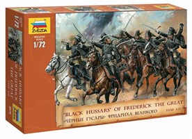 Wargames (AoB) figurky 8079 - Black Hussars (1:72)