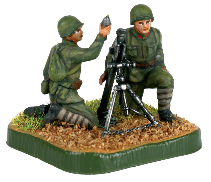 Wargames (WWII) figurky 6109 - Soviet 82-mm Mortar with Crew (1:72)