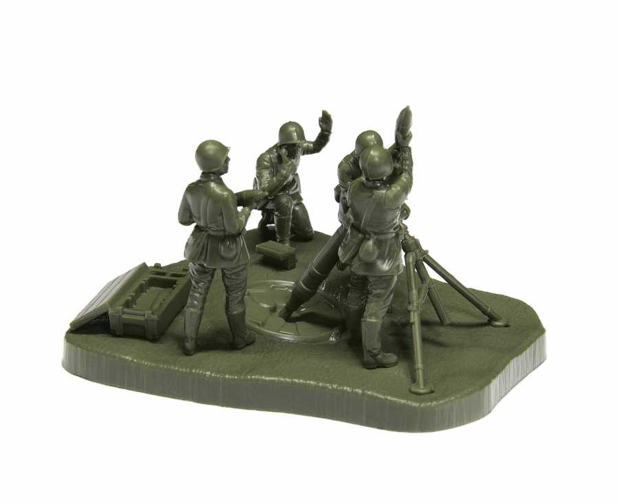 Wargames (WWII) figurky 6147 - Soviet 120mm Mortar w/Crew (1:72)