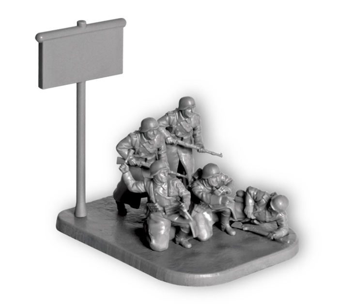 Wargames (WWII) figurky 6198 - German Infantry (Winter Uniform) (1:72)