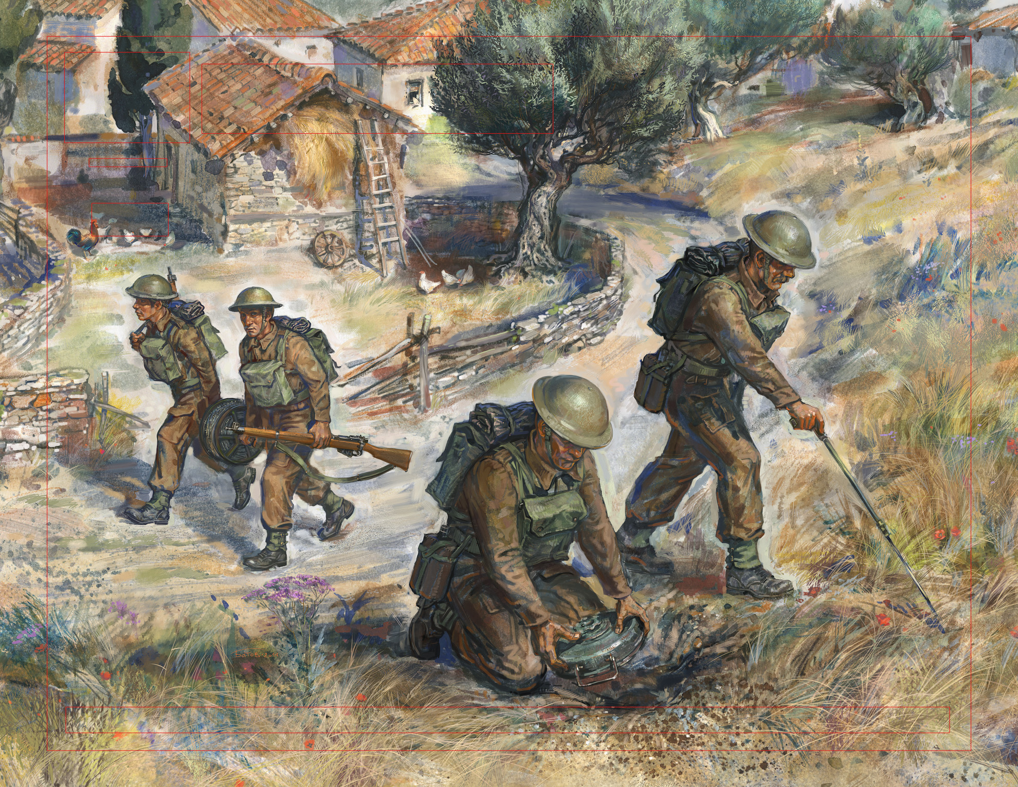 Wargames (WWII) figurky 6219 - British Engineers (1:72)