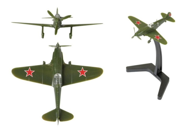 Wargames (WWII) letadlo 6118 - Soviet Fighter LaGG-3 (1:144)