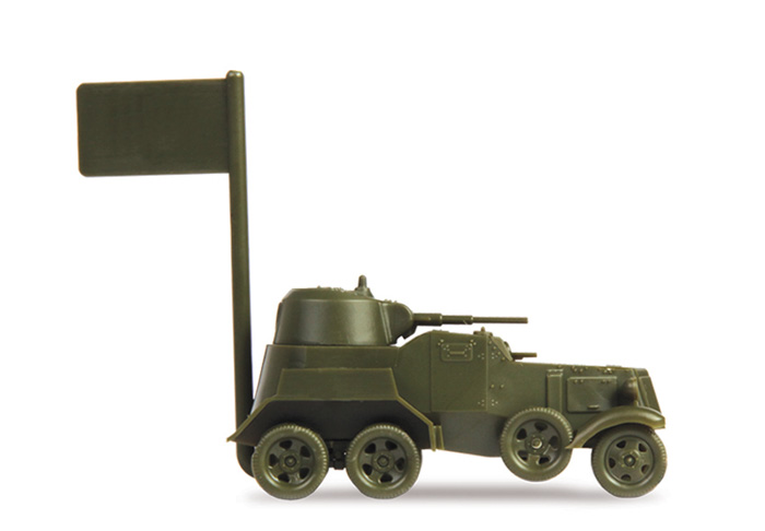 Wargames (WWII) military 6149 - Soviet Armored Car BA-10 (1:100)