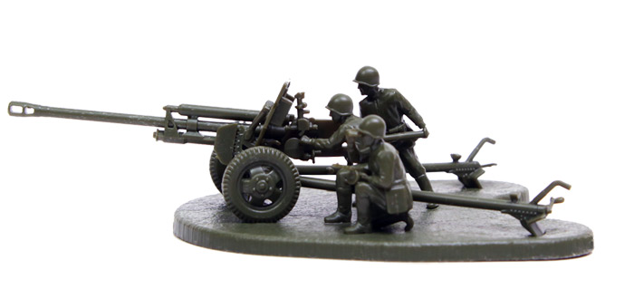 Wargames (WWII) military 6253 - Soviet 76mm anti-tank gun ZIS-3 (1:72)